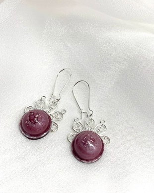 cercei handmade din rasina  00066