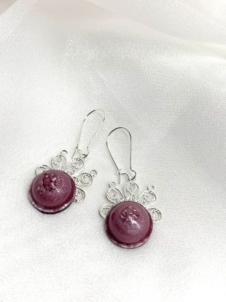 cercei handmade din rasina  00066