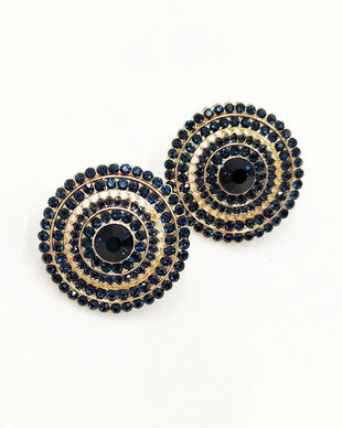 Cercei rotunzi Royal Midnight, 4477