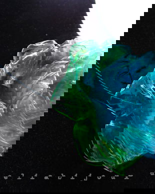 Colier statement handmade unicat - PET-uri (plastic) reciclate - floare (cod1230)