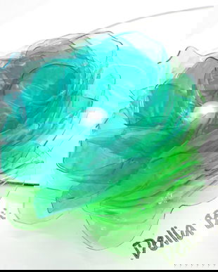 Colier statement handmade unicat - PET-uri (plastic) reciclate - floare (cod1230)