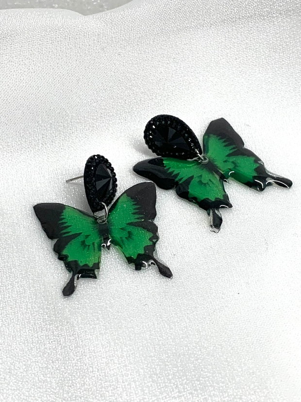 cercei handmade unicat -model fluturi 00098