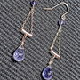 Cercei argint iolit briolete lant argint minimalisti boho chic trendy cadou - Transport gratis
