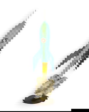 Racheta decorativa din fonta