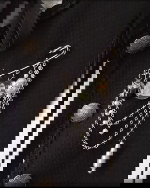 Broșa cu medalion cloisonne