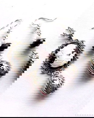 set cu camee si cercei cu cristale 48018