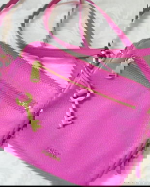 Noua/Fossil poseta piele