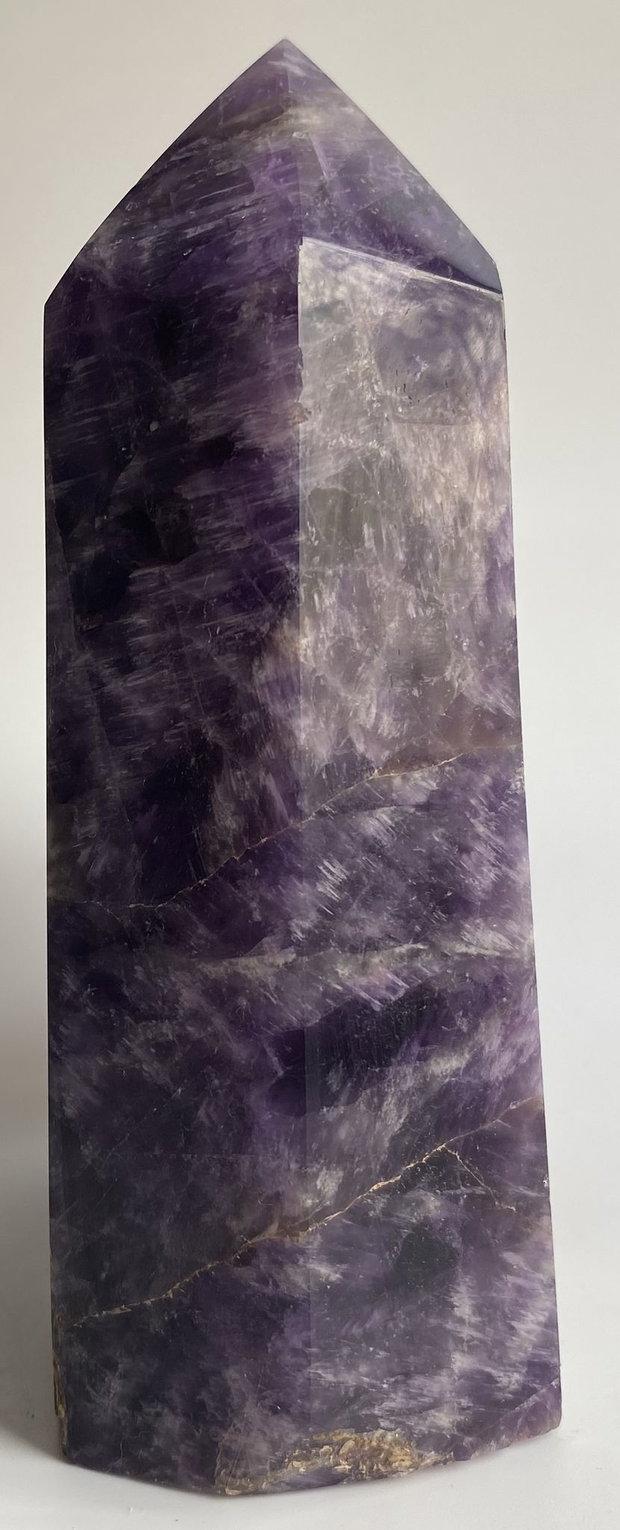 Ametist Dream (Chevron) - Obelisc dublu piatra semipretioasa