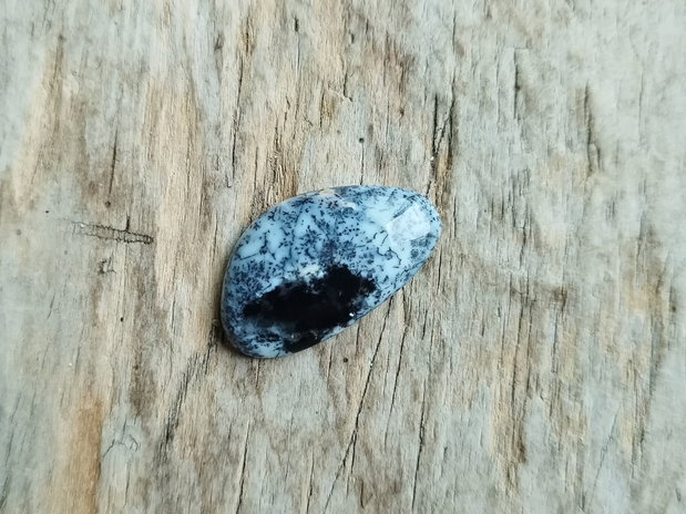Cabochon opal dendritic, 28x18 mm