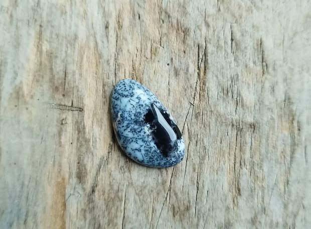 Cabochon opal dendritic, 28x18 mm