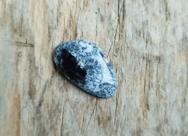 Cabochon opal dendritic, 28x18 mm