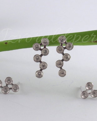 Baza cercei, argint 925, 16x6mm (1per)