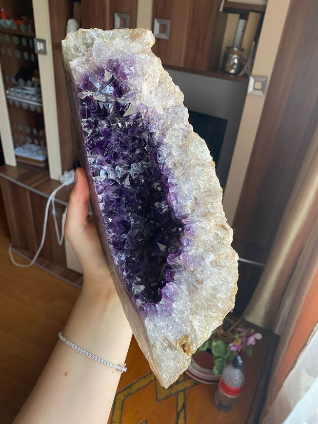 Geodă de Ametist Naturală de 2,7 kg - Piesă Unicã si Impresionantă