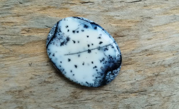 Cabochon opal dendritic, 50x38 mm