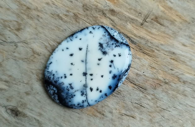 Cabochon opal dendritic, 50x38 mm