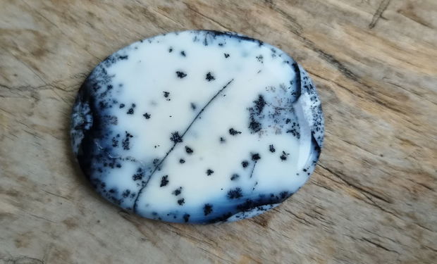 Cabochon opal dendritic, 50x38 mm