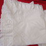 Vintage/set 2 huse cu dantela si broderie