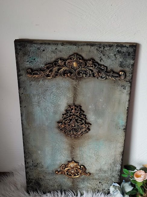 Eleganță și Profunzime-Tablou Mixed Media Unicat