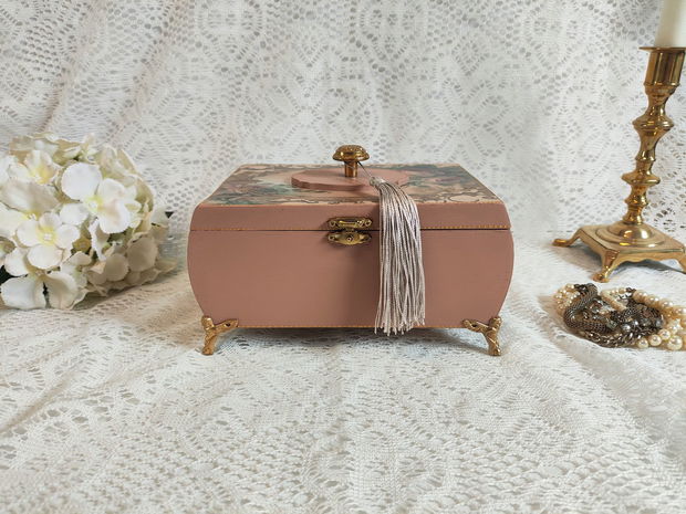 Casetă bijuterii -Vintage Rose