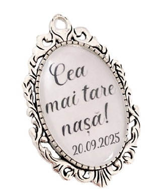 Brosa personalizata cea mai tare nasa