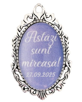 Brosa personalizata astazi sunt mireasa