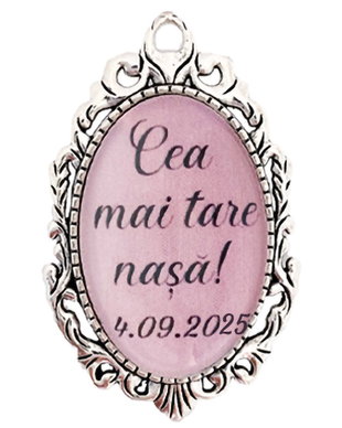 Brosa personalizata cea mai tare nasa