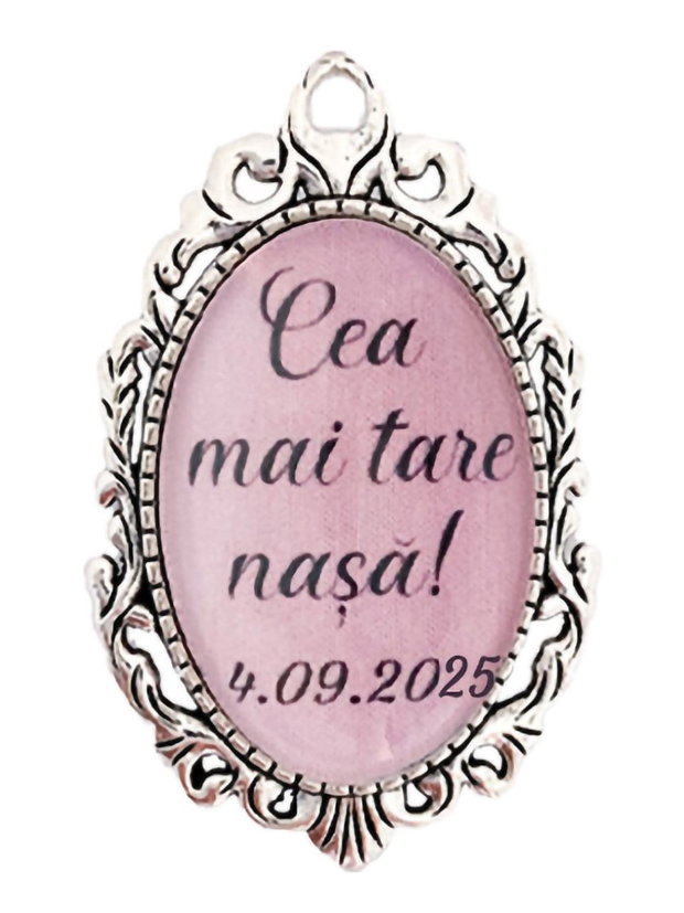 Brosa personalizata cea mai tare nasa