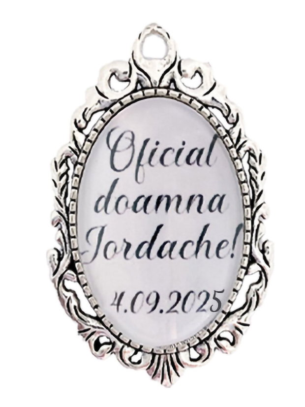 Brosa personalizata oficial doamna