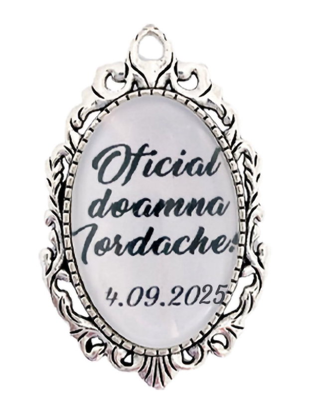 Brosa personalizata oficial doamna