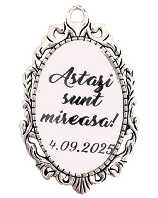 Brosa personalizata astazi sunt mireasa