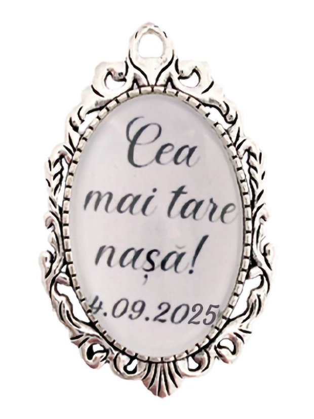 Brosa personalizata cea mai tare nasa