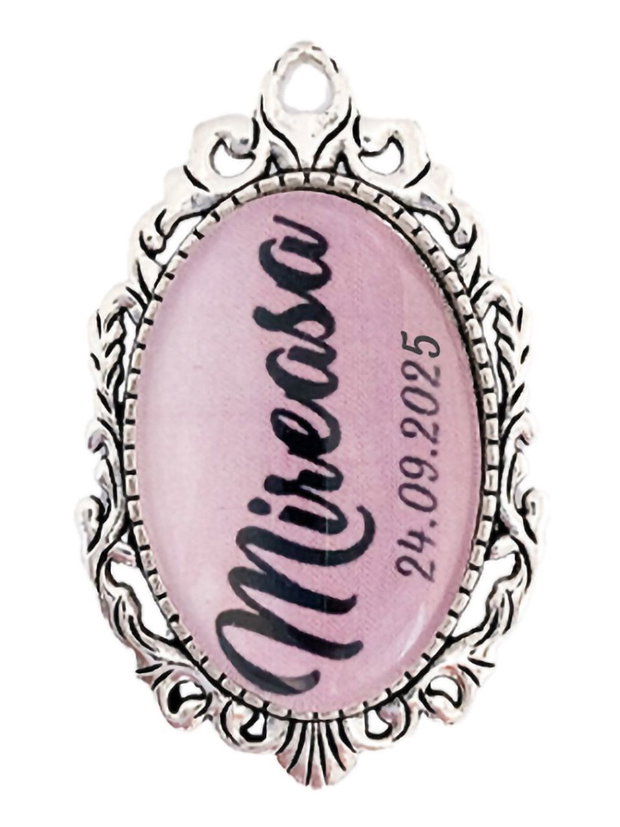 Brosa personalizata mireasa