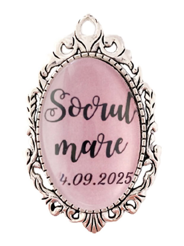 Cocarda brosa socru mare