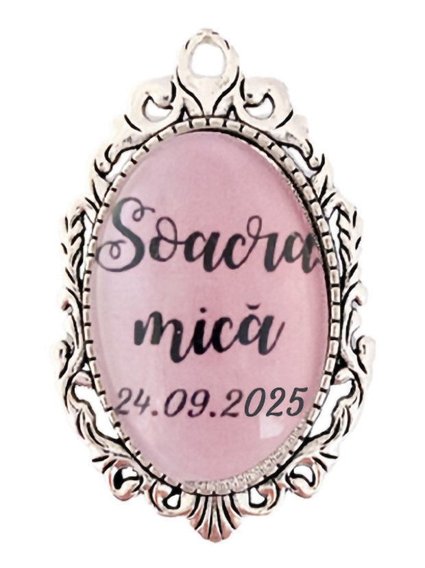 Cocarda brosa soacra mica