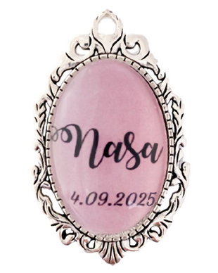 Brosa personalizata buchetul nasei
