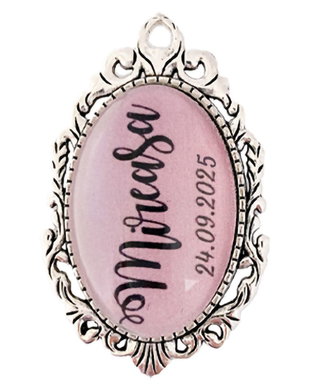 Brosa personalizata mireasa