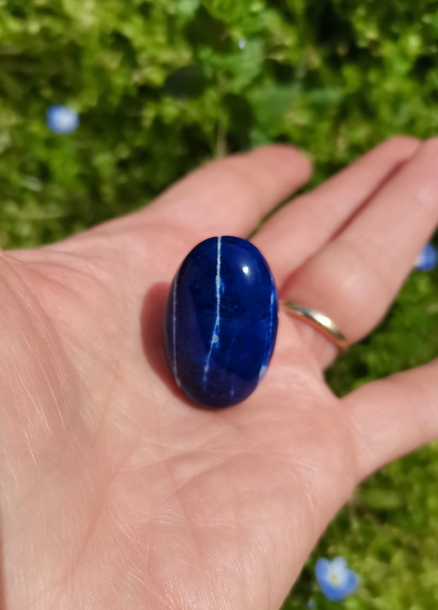 Inel Lapis lazuli si Argint 925 - IN1479 - Inel albastru reglabil, cadou sotie, inel cadou, bijuterii cadou, bijuterii lapis lazuli, cristale vindecatoare, cristaloterapie, cristale de colectie