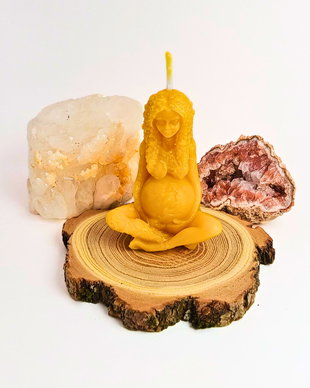 Lumanare Gaia din ceara de albine