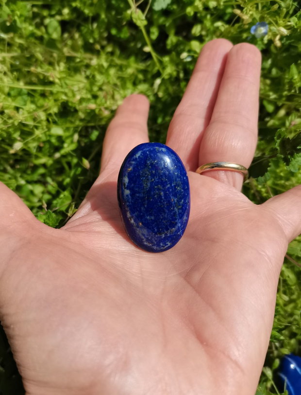 Inel Lapis lazuli si Argint 925 - IN1480 - Inel albastru reglabil, cadou sotie, inel cadou, bijuterii cadou, bijuterii lapis lazuli, cristale vindecatoare, cristaloterapie, cristale de colectie