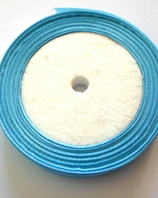 Panglica organza albastru