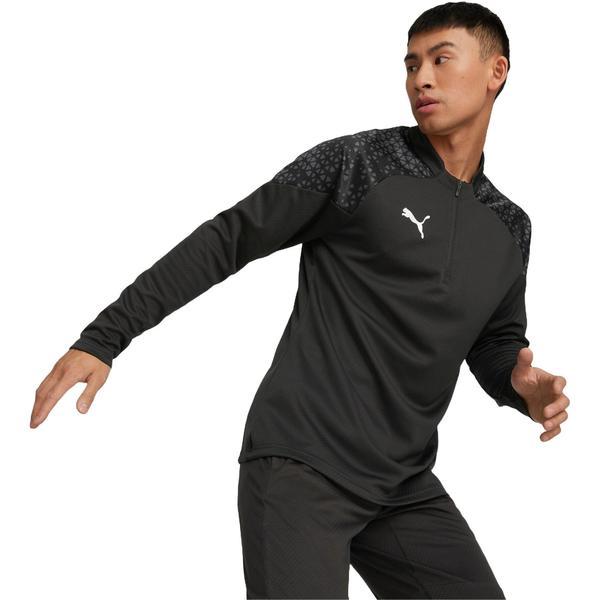 Bluza barbati Puma Teamcup 14 Zip Sweatshirt 65798203, S, Negru