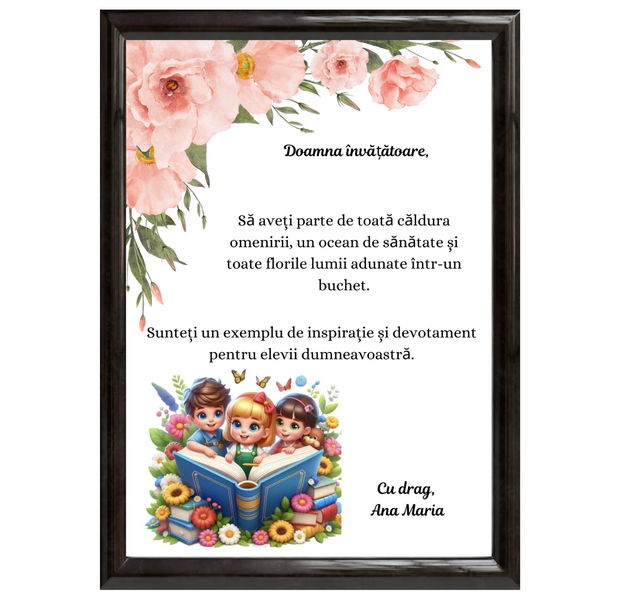 Tablou personalizat pentru Scoala, RFSC01