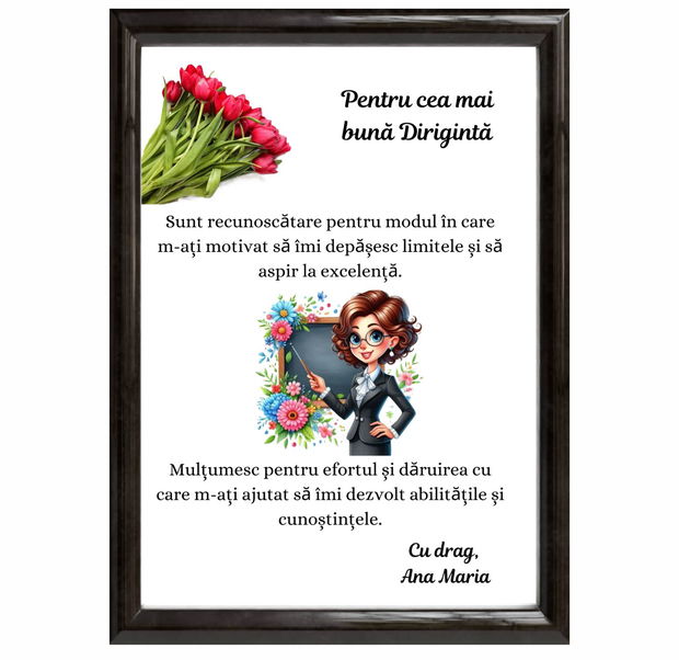 Tablou personalizat pentru Scoala, RFSC02