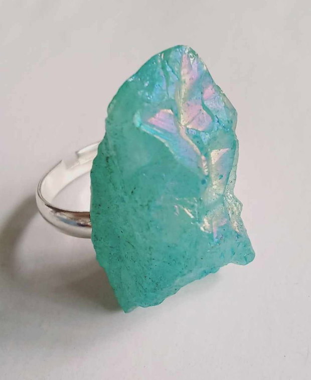 Quartz Aura Titan Blue