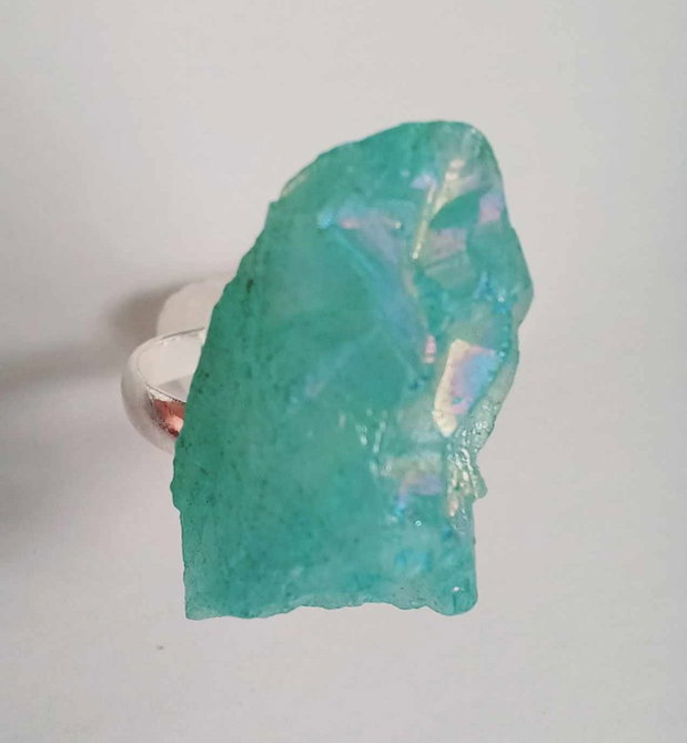 Quartz Aura Titan Blue