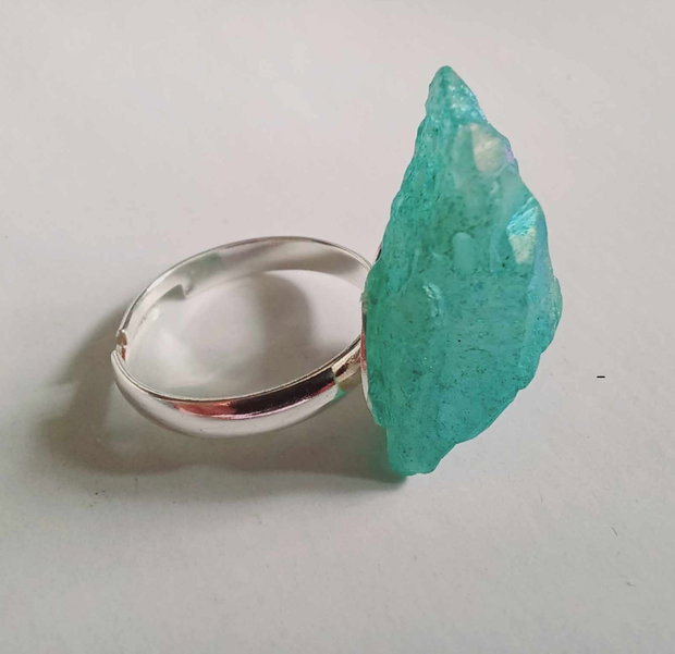 Quartz Aura Titan Blue