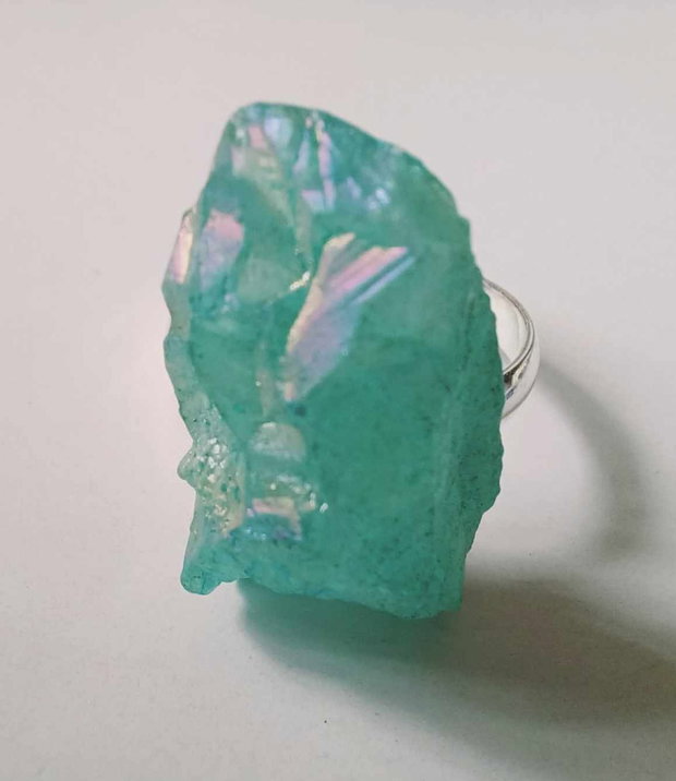 Quartz Aura Titan Blue
