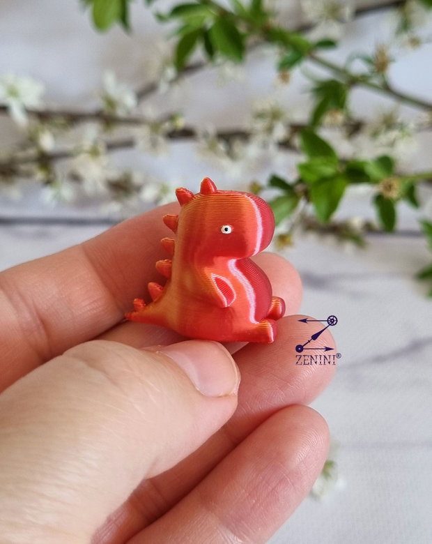 Marturie botez dinozaur printat 3D, marturie botez dinozaur, marturii botez personalizate, marturii botez cu nume