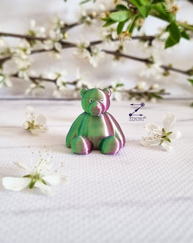 Marturie botez ursulet printat 3D, marturie botez ursulet, marturii botez personalizate, marturii botez cu nume