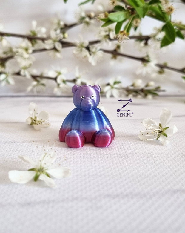 Marturie botez ursulet printat 3D, marturie botez ursulet, marturii botez personalizate, marturii botez cu nume